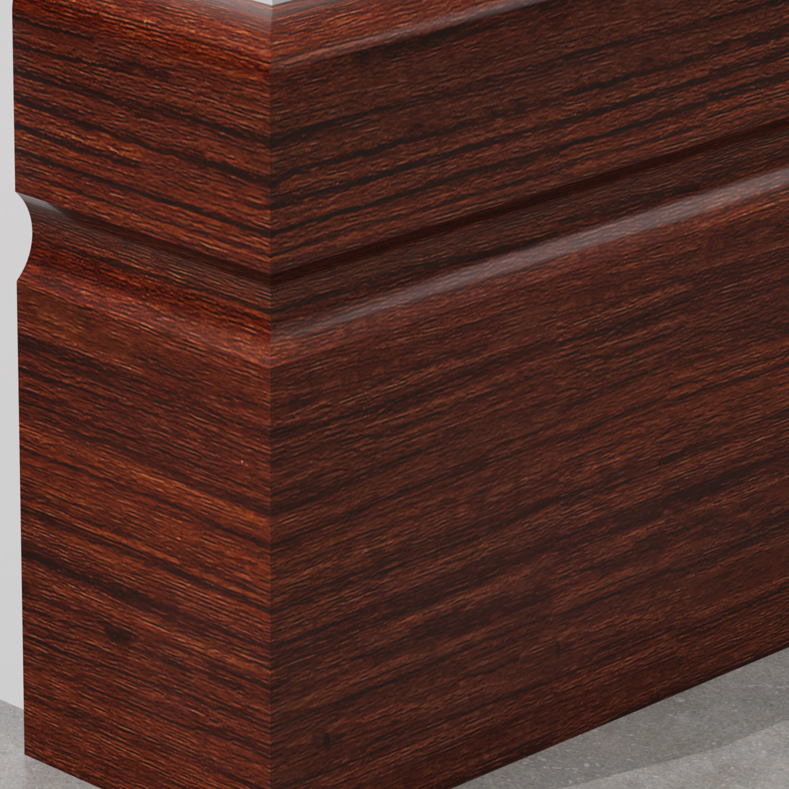 Skirting Board PS 90x8 mm — 009 Walnut