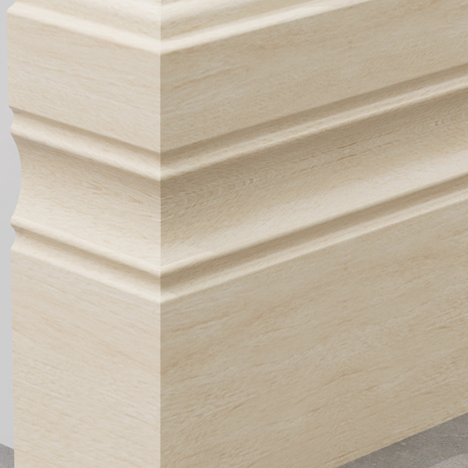 Skirting Board PS 100x8 mm — 003 Natural Birch