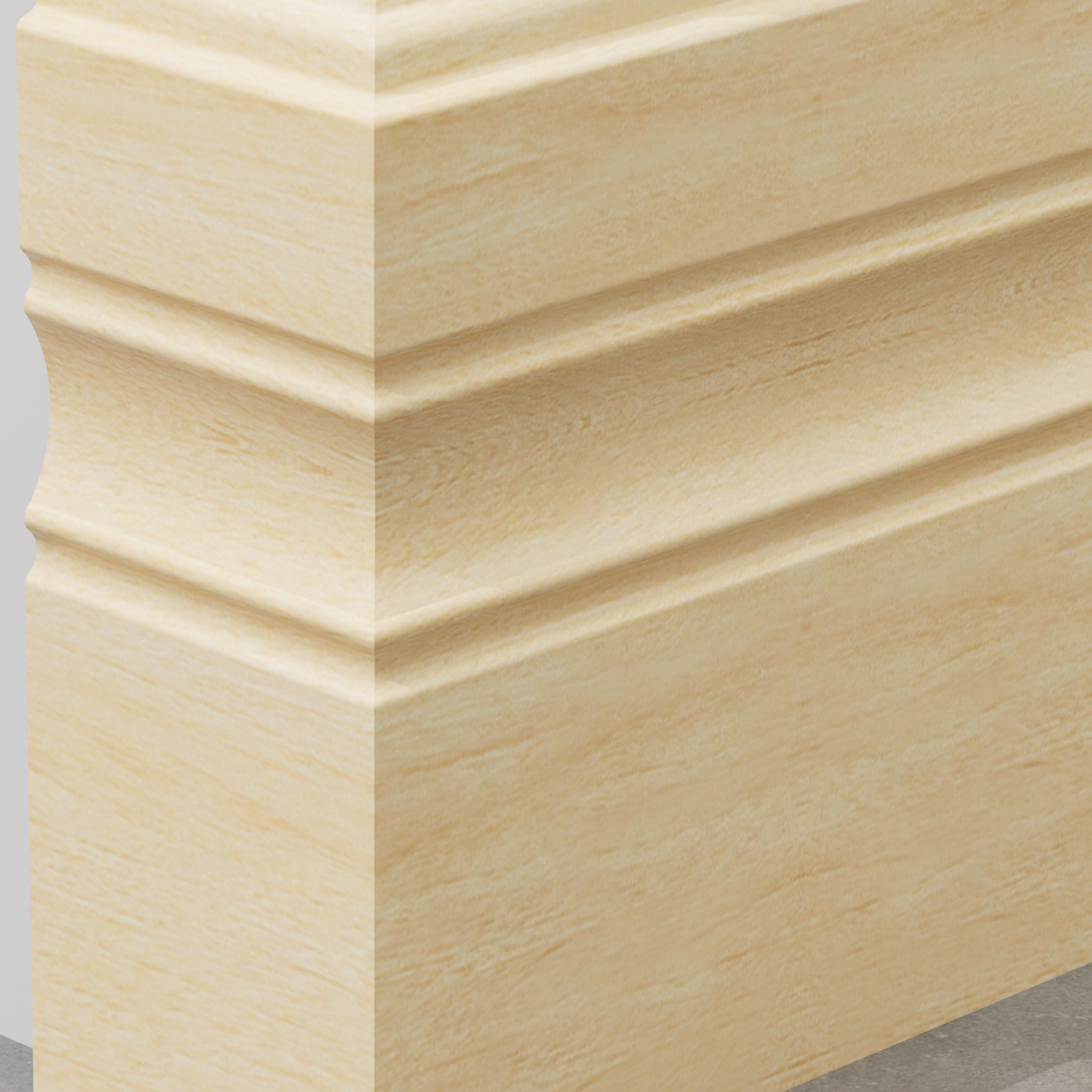 Skirting Board PS 100x8 mm — 005 Crème Brûlée