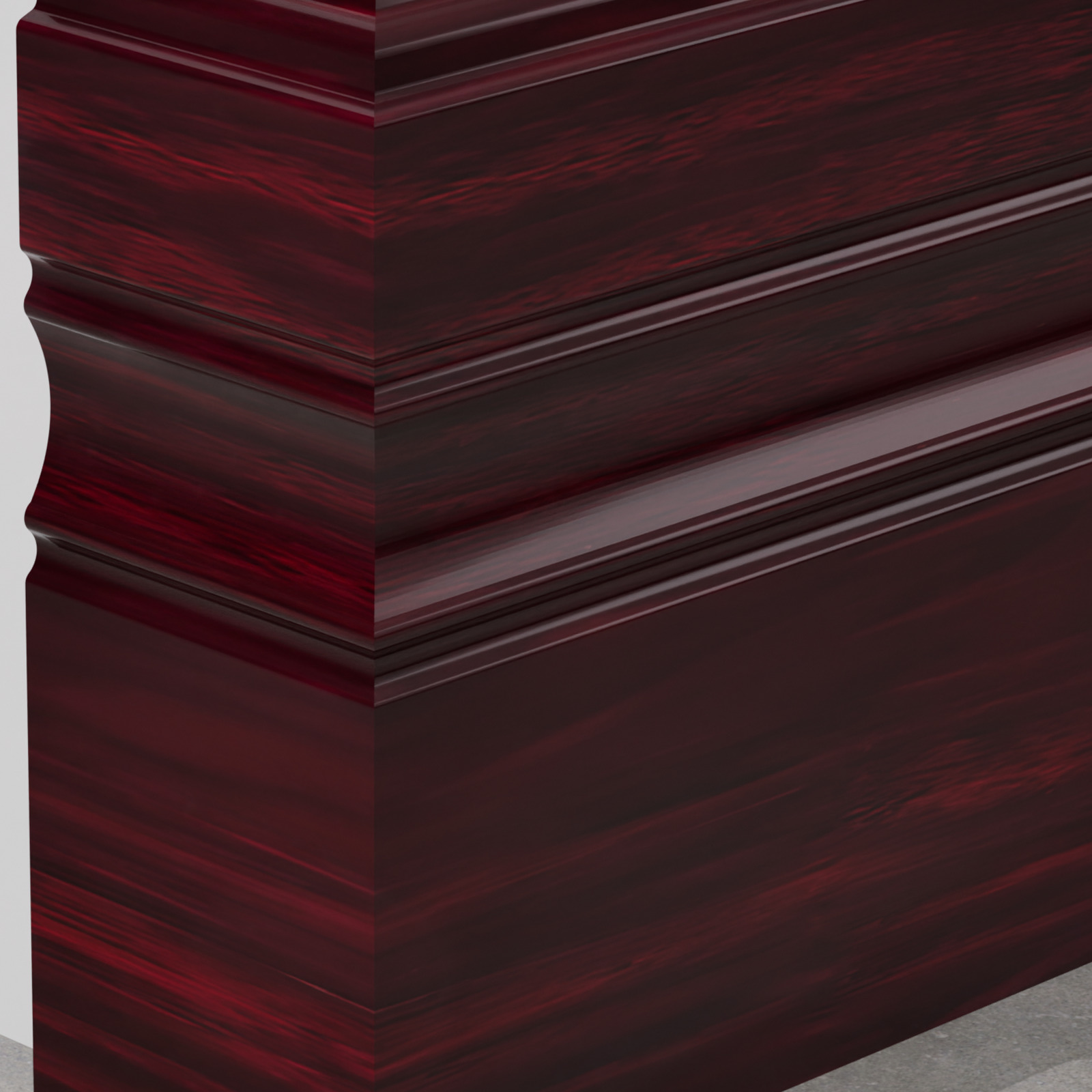 Skirting Board PS 100x8 mm — 015 Ebony