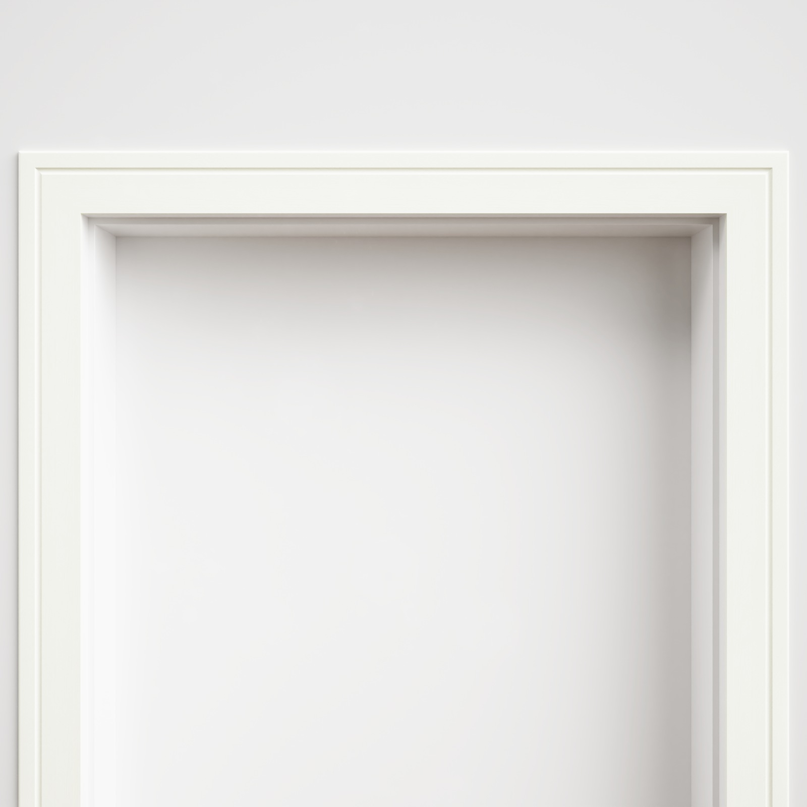Door Sub-Frame PS 90x8 mm — 002 White Ash